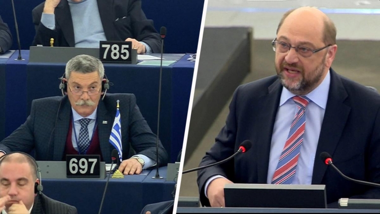 Žádná diskuse, ven ze sálu! Šiřte video, jak Martin Schulz vyhnal europoslance přímo z parlamentu